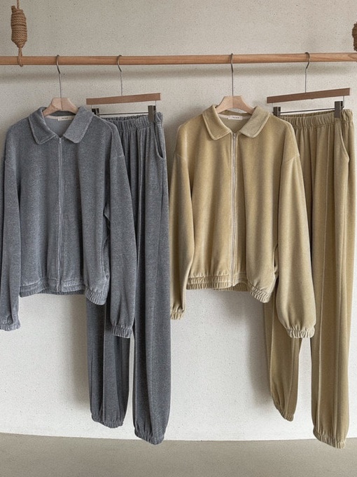 Adult Berry Zip-up Set