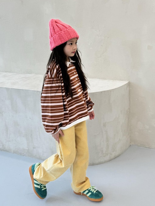 Stripe Rugby Collar Tee