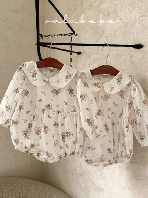Bebe Flower Collar Bodysuit