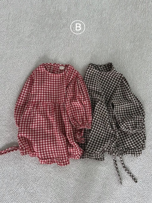 Cat Check Dress