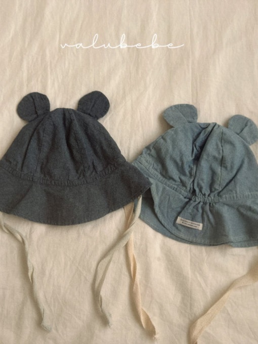 Denim Bear Bucket Hat
