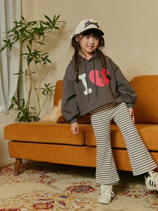 Stripe Rib Bootscut Pants