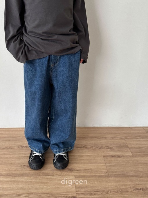 Wide Denim Pants