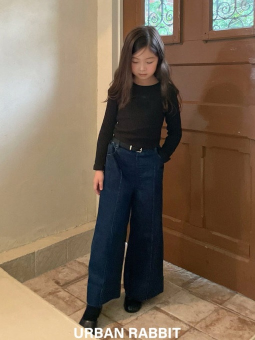 Pintuck Wide Pants