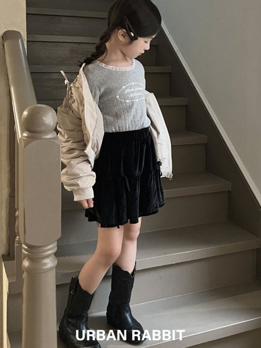 Velvet Ribbon Skirt