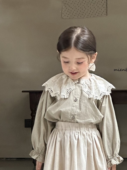 Embroidery Collar Blouse