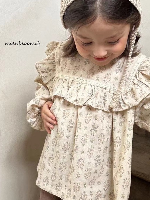 Square Flower Blouse