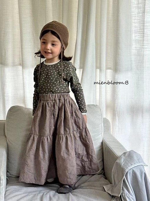 Ribbon Long Skirt