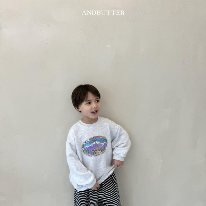 Andbutter - Korean Children Fashion - #childofig - Mountain Sweatshirts - 7