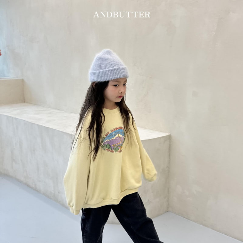 Andbutter - Korean Children Fashion - #fashionkids - Mountain Sweatshirts - 11