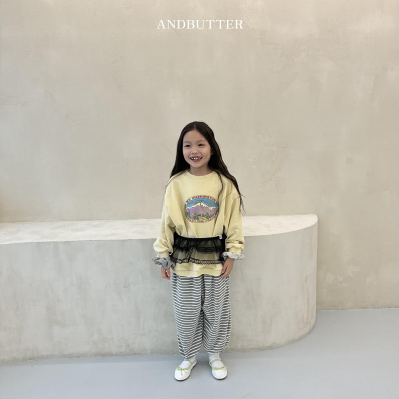 Andbutter - Korean Children Fashion - #kidsshorts - Mountain Sweatshirts - 12