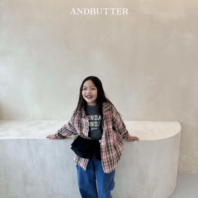 Andbutter - Korean Children Fashion - #kidzfashiontrend - Muse Check Shirts - 8