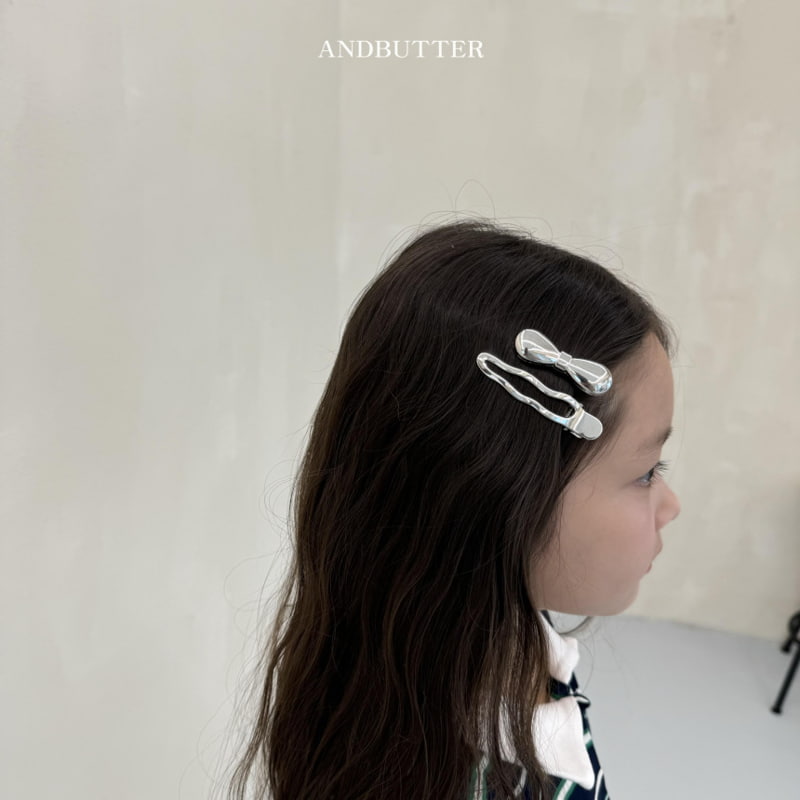 Andbutter - Korean Children Fashion - #minifashionista - Metal Hairpin Set - 3