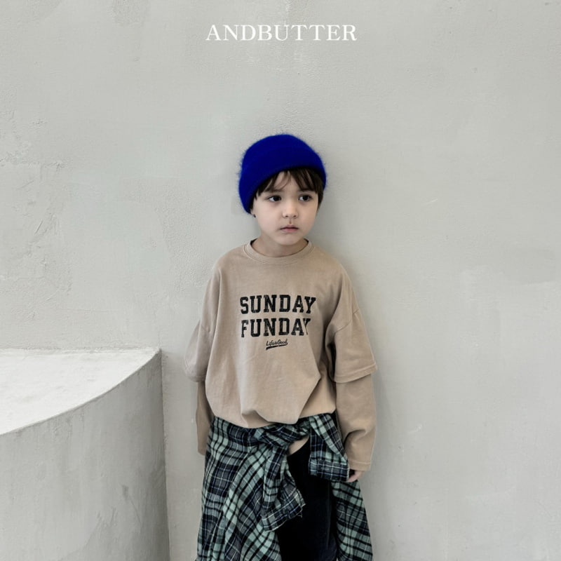 Andbutter - Korean Children Fashion - #minifashionista - Sunday Pigment Tee - 3