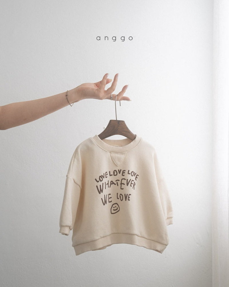 Anggo - Korean Children Fashion - #magicofchildhood - Love Sweatshirts - 7