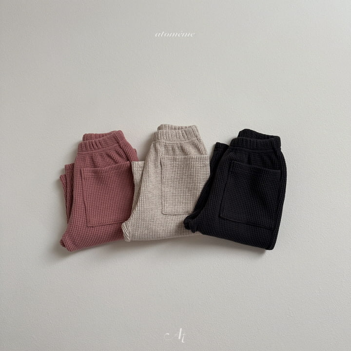 Atomeme - Korean Baby Fashion - #babylifestyle - Croffle Pants - 5