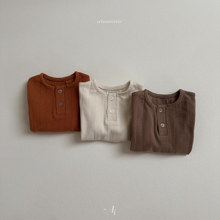 Atomeme - Korean Baby Fashion - #babylifestyle - Melon Rib Tee - 4