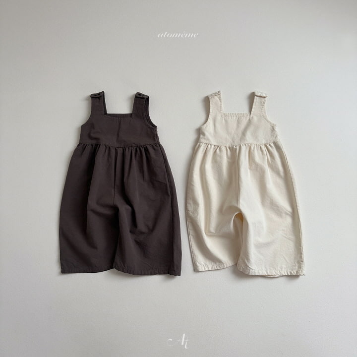 Atomeme - Korean Baby Fashion - #babyoninstagram - Daily Button Overalls - 4