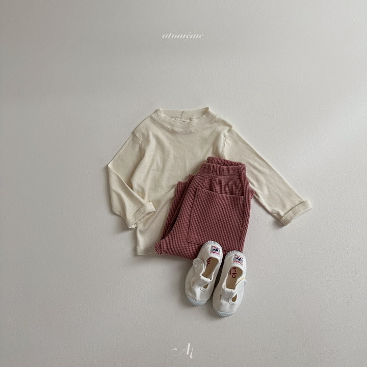 Atomeme - Korean Baby Fashion - #babyoutfit - Croffle Pants - 9