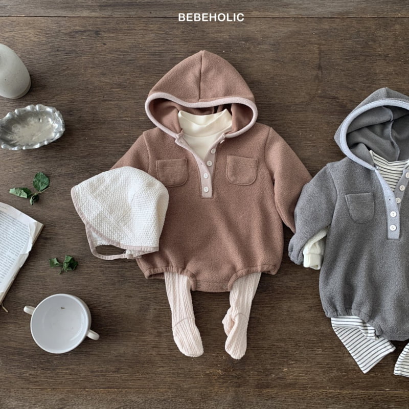 Bebe Holic - Korean Baby Fashion - #babyfashion - Venus Hood Bodysuit - 3