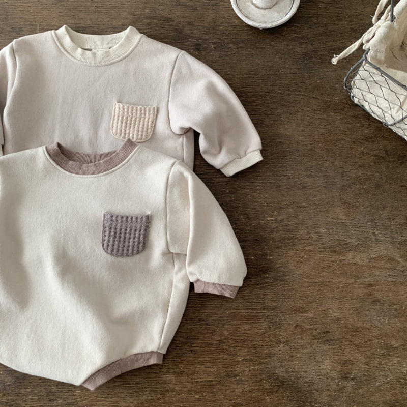 Bebe Holic - Korean Baby Fashion - #babyoninstagram - Pocket Bodysuit - 9