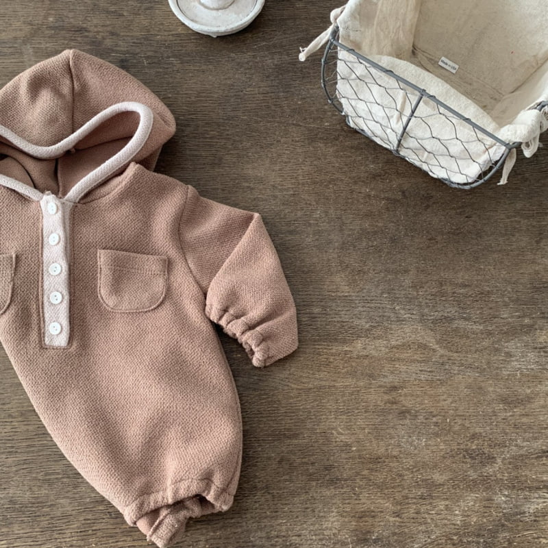 Bebe Holic - Korean Baby Fashion - #babywear - Venus Hood Bodysuit - 11