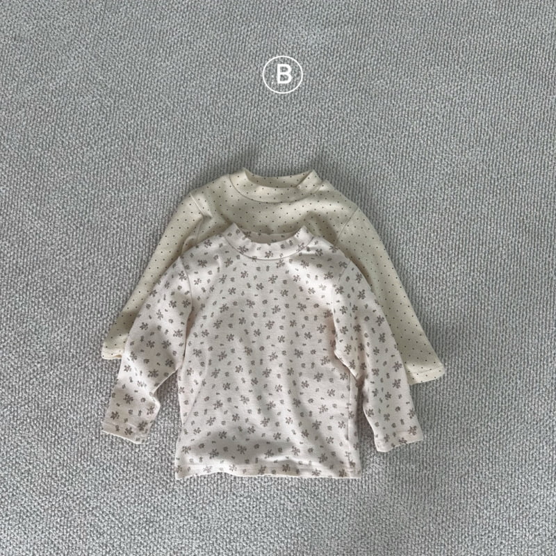 Bella Bambina - Korean Baby Fashion - #babyfever - Chic Half Turtleneck Tee - 2