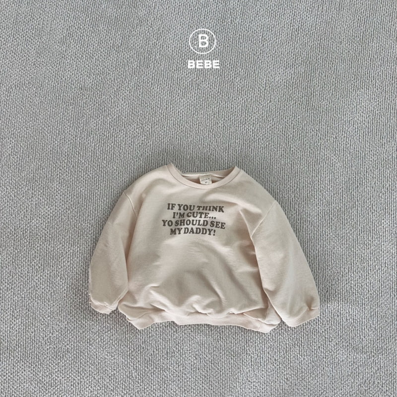 Bella Bambina - Korean Baby Fashion - #onlinebabyshop - Bebe Daddy Sweatshirts - 2
