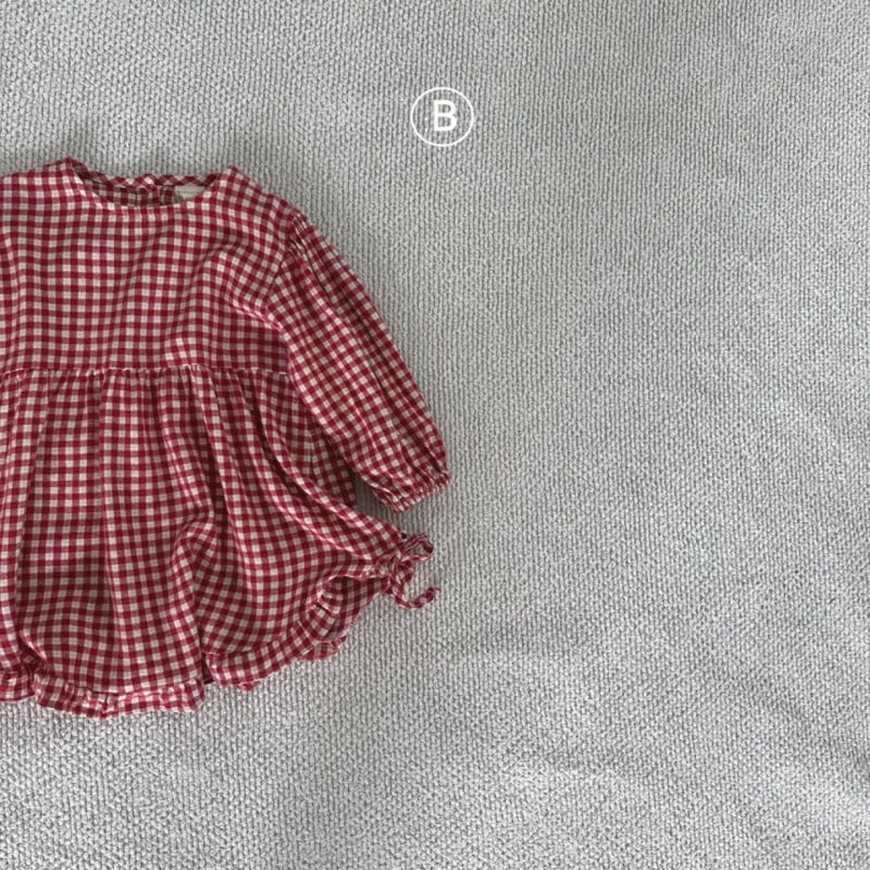 Bella Bambina - Korean Children Fashion - #kidzfashiontrend - Cat Check Dress - 4