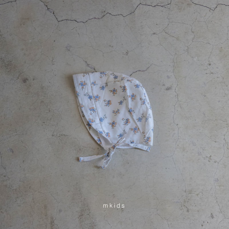 Mkids - Korean Baby Fashion - #babyoutfit - Basic Flower Bonnet - 3