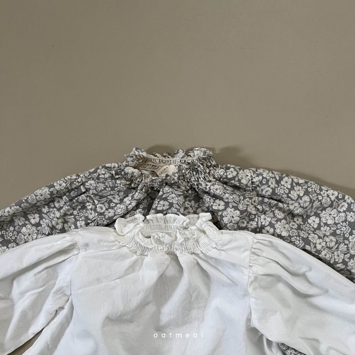 Oatmeal - Korean Baby Fashion - #babygirlfashion - Mellow Bebe Blouse - 5