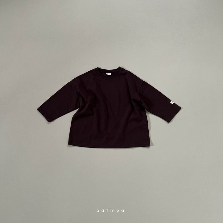 Oatmeal - Korean Children Fashion - #designkidswear - Atte Round Tee - 5
