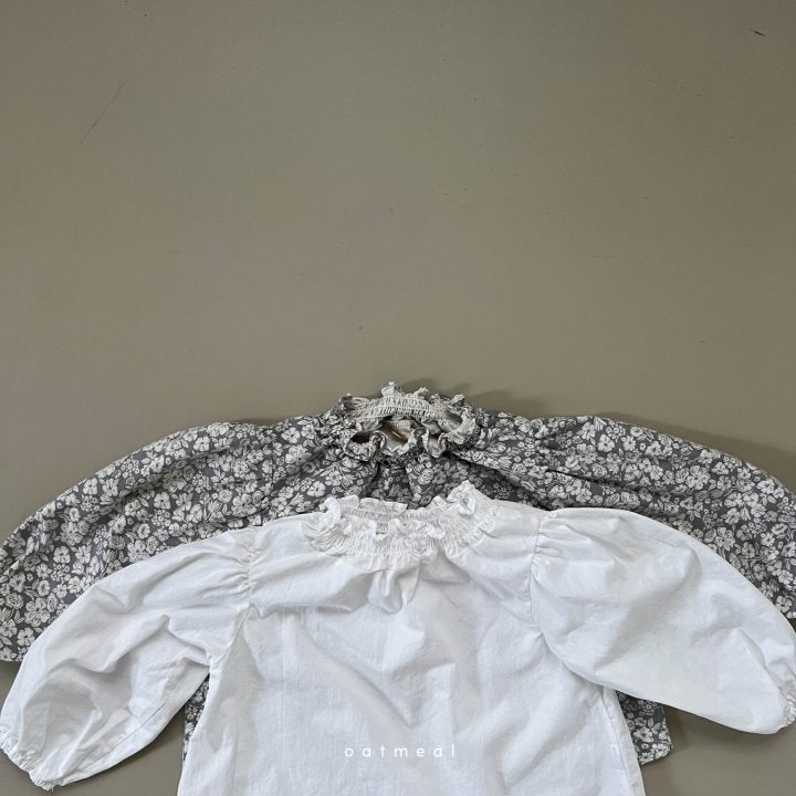Oatmeal - Korean Children Fashion - #kidsshorts - Mellow Blouse - 5