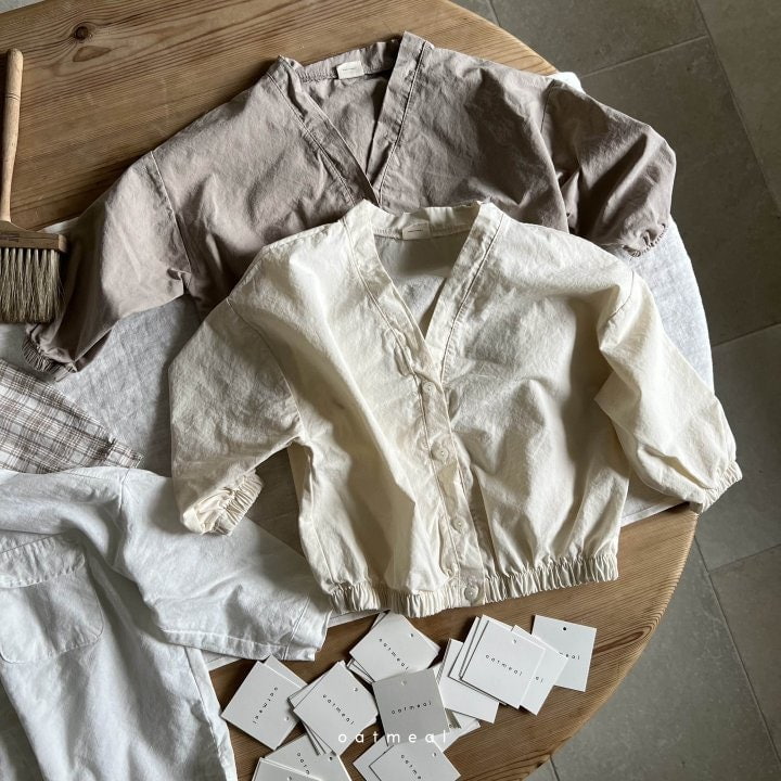 Oatmeal - Korean Children Fashion - #minifashionista - Windy Cardigan