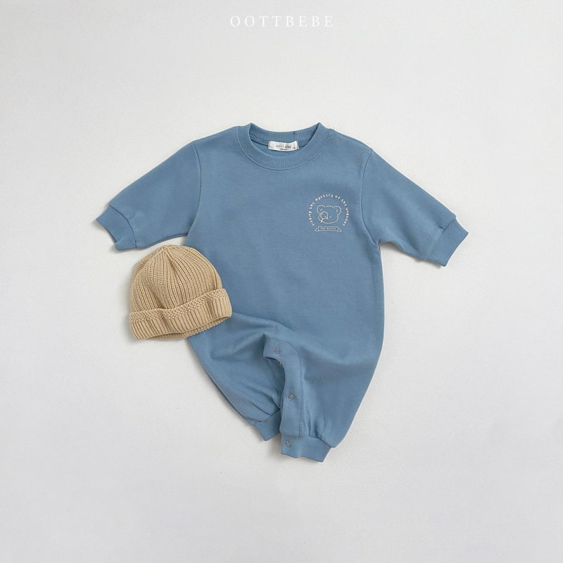 Oott Bebe - Korean Baby Fashion - #babyoutfit - Detective Bear Full Bodysuit - 2