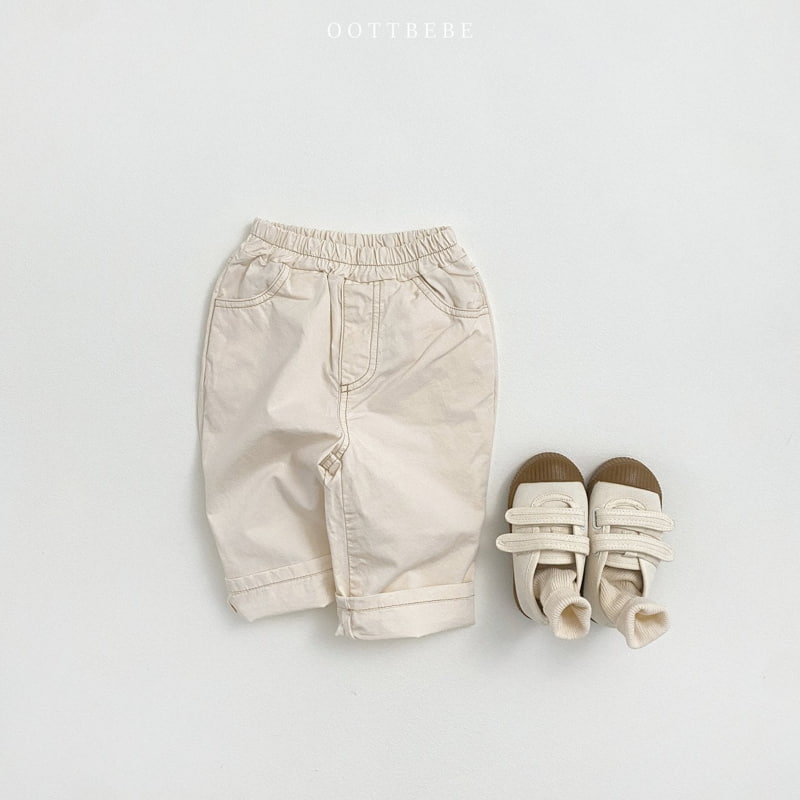 Oott Bebe - Korean Children Fashion - #childofig - Chino Stitch Pants - 9