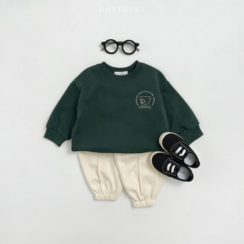 Oott Bebe - Korean Children Fashion - #magicofchildhood - Detective Bear Sweatshirts - 4