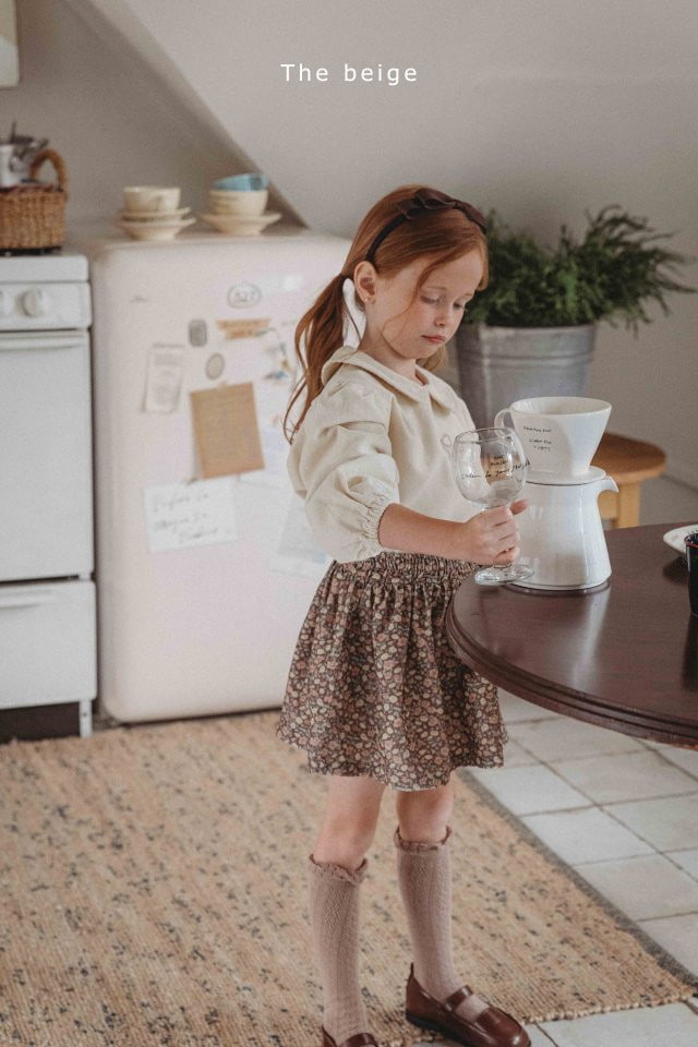 The Beige - Korean Children Fashion - #childrensboutique - Corduroy Frill Skirt - 10