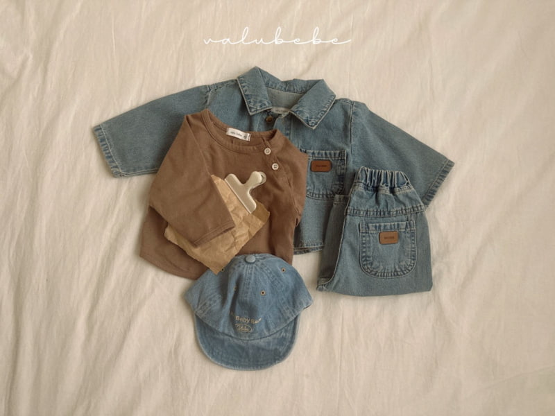 Valu Bebe - Korean Baby Fashion - #babyclothing - Bebe Denim Cap - 8