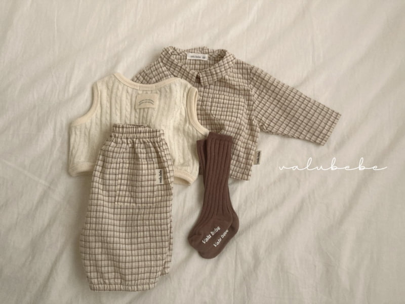 Valu Bebe - Korean Baby Fashion - #babyfashion - Haru Check Pants - 11