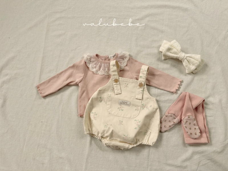 Valu Bebe - Korean Baby Fashion - #onlinebabyboutique - Bebe Highteen Suspender Boydsuit - 4