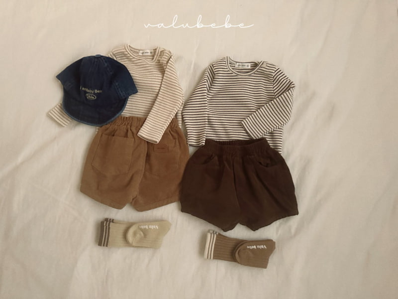 Valu Bebe - Korean Baby Fashion - #onlinebabyshop - Rib Line Socks - 4