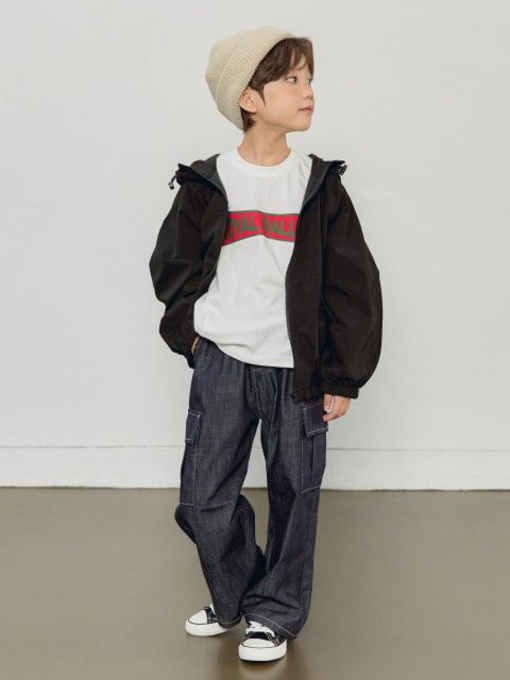 Denim Cargo Pants