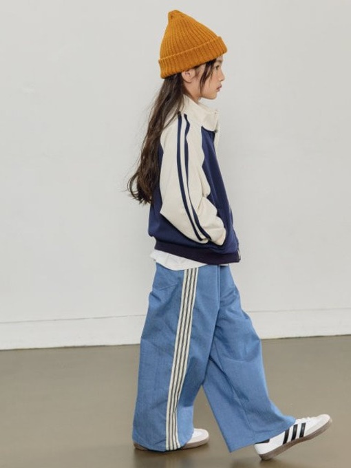 Tape Denim Pants