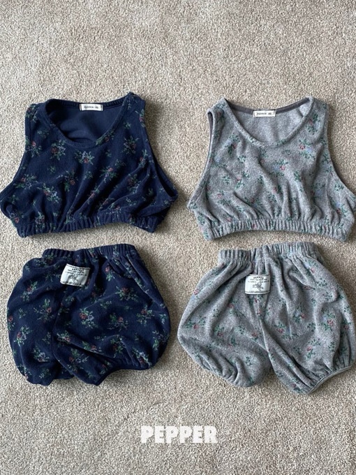 Pumpkin Flower Terry Set