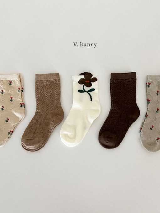 Small Flower Socks
