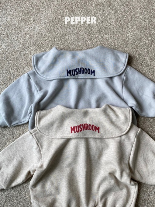 Mushroom Collar Zip-up