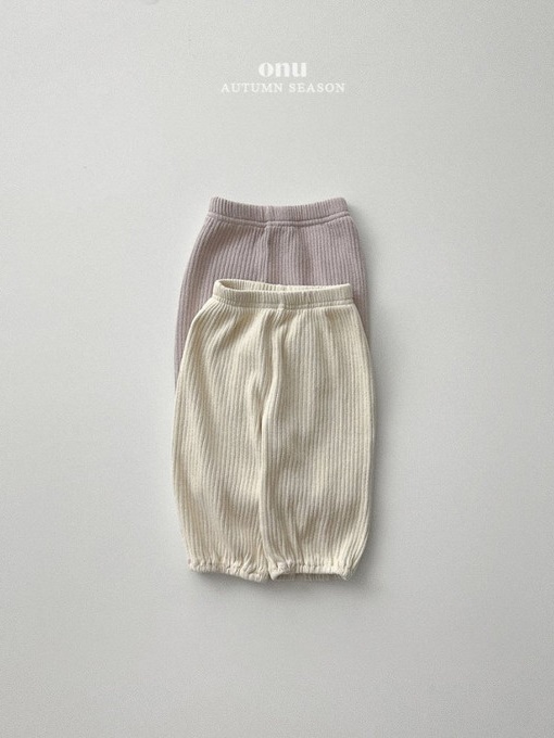 Knit Rib Jogger Pants