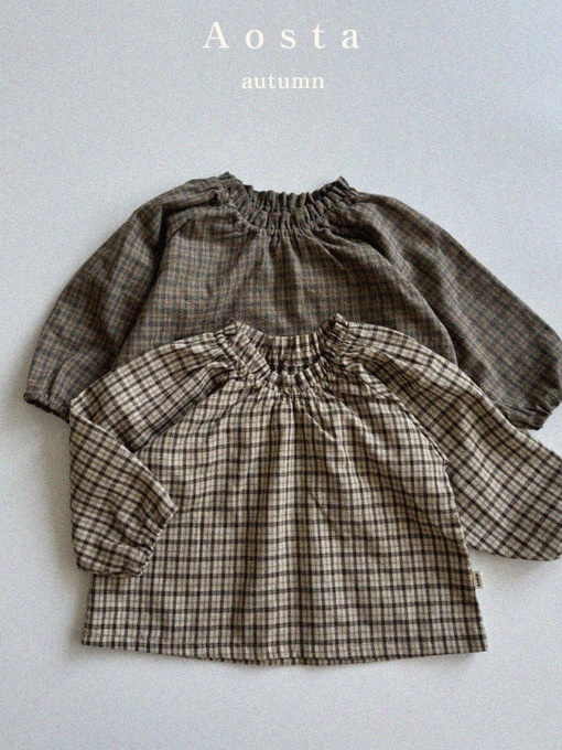 Le Check Blouse
