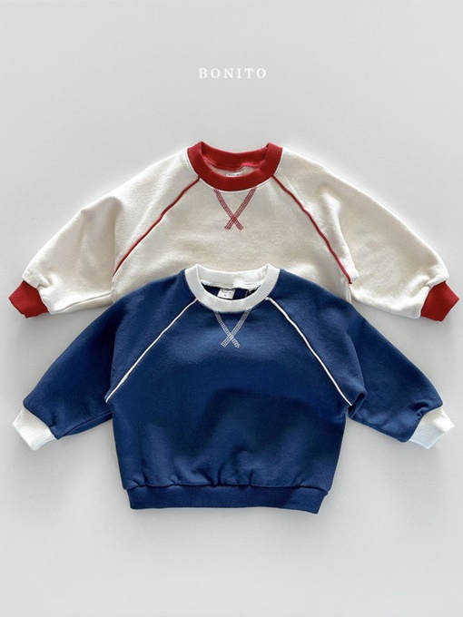 Raglan Piping Sweatshirts